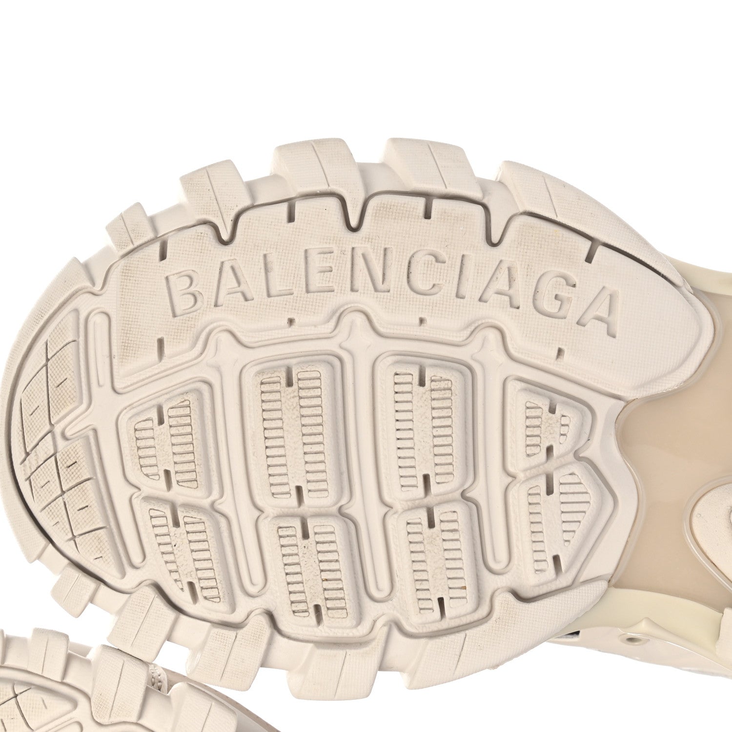 Balenciaga Mesh Nylon Womens Track Hike Sneakers 38 Full Beige 6 of 9