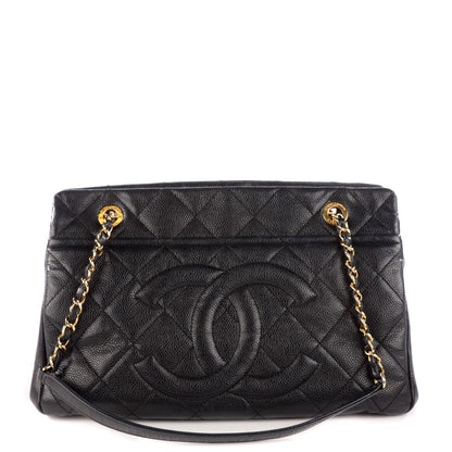 Chanel Caviar Timeless CC Shopping Tote Black 1 of 8
