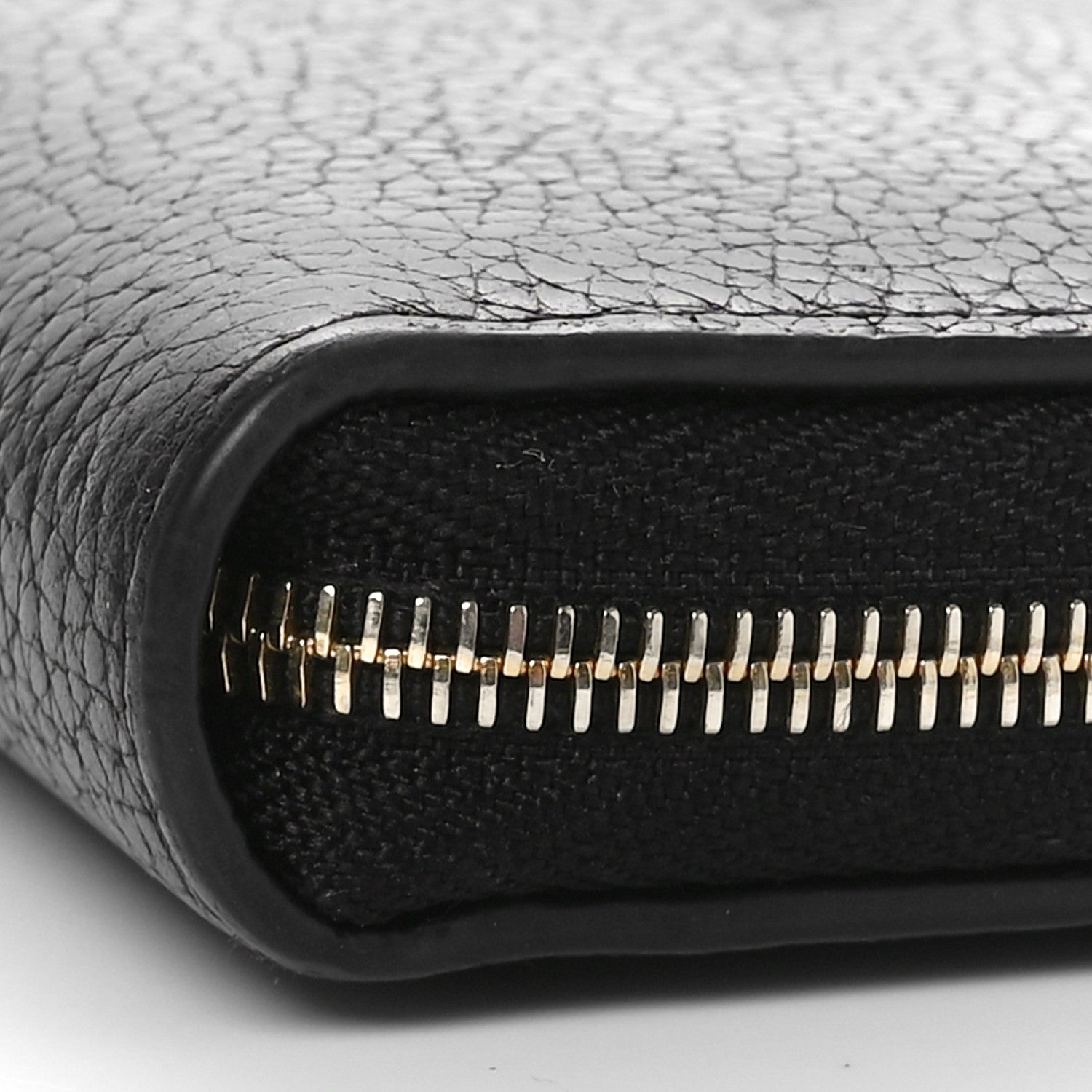 Mulberry Small Classic Grain Zip Around Purse Black 8 of 10