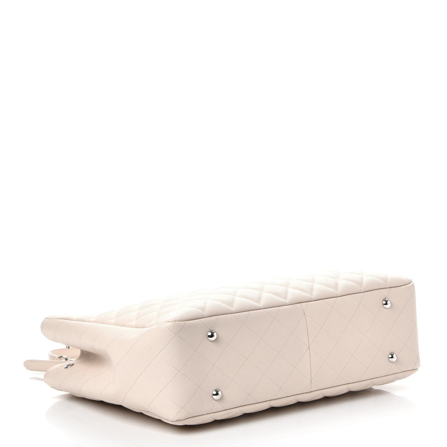 Chanel Caviar Quilted Timeless Tote Light Beige 4 of 8