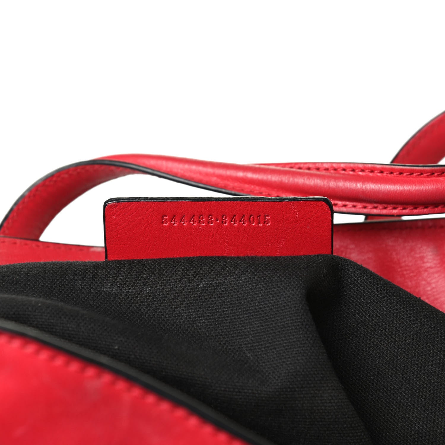 Alexander McQueen Pebbled Calfskin Small Skull Padlock Zip Around Tote Red 6 of 13