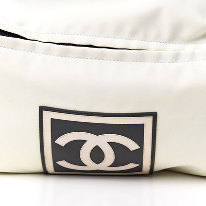 Chanel Nylon Sport Logo Duffel Bag White 13 of 13
