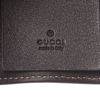 Gucci Monogram Lovely Heart 6 Key Holder Case Brown 6 of 9