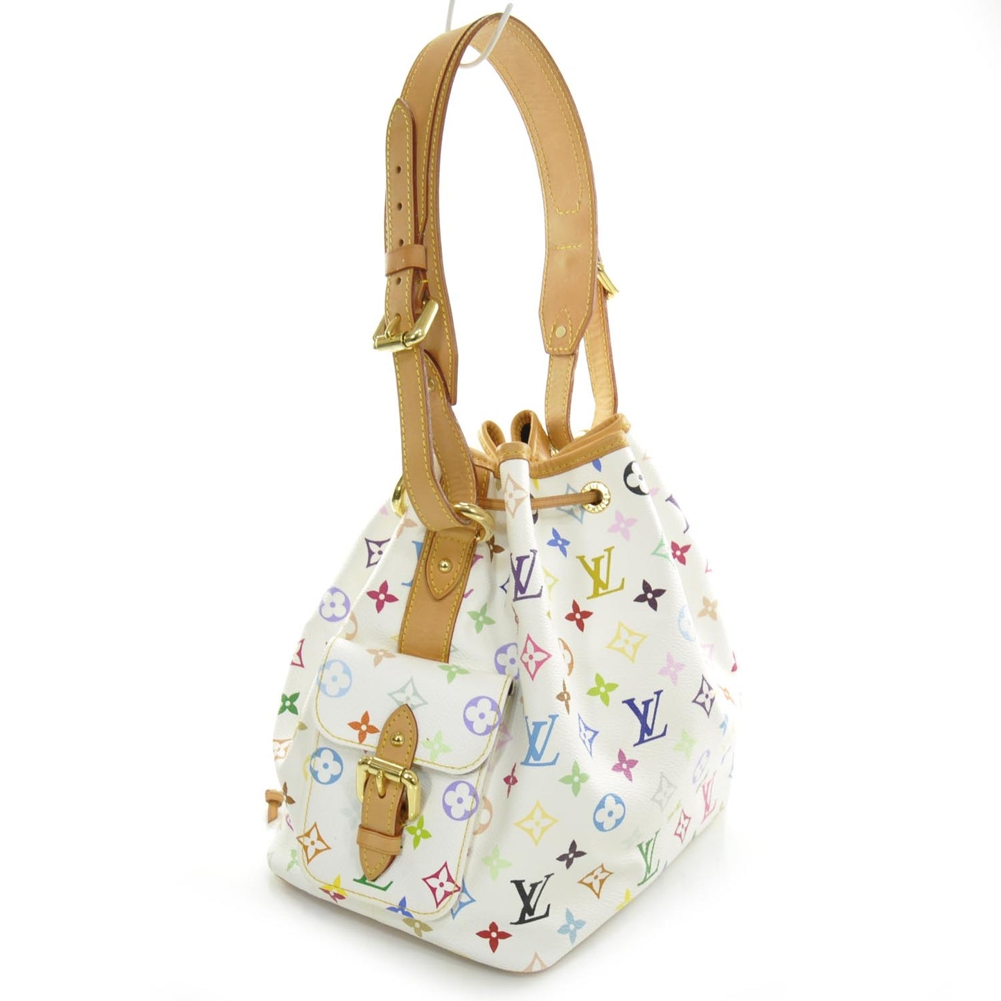 Monogram Multicolor Petit Noe White