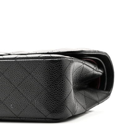 Chanel Caviar Quilted Medium Double Flap Black 11 of 11