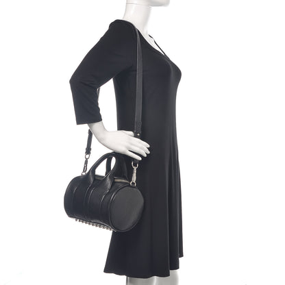 Alexander Wang Pebbled Lambskin Mini Rockie Black Rhodium Hardware 2 of 11