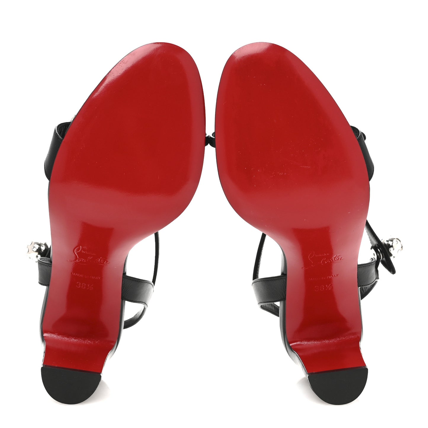 Nappa Atmospheria 85 Sandals 38.5 Black