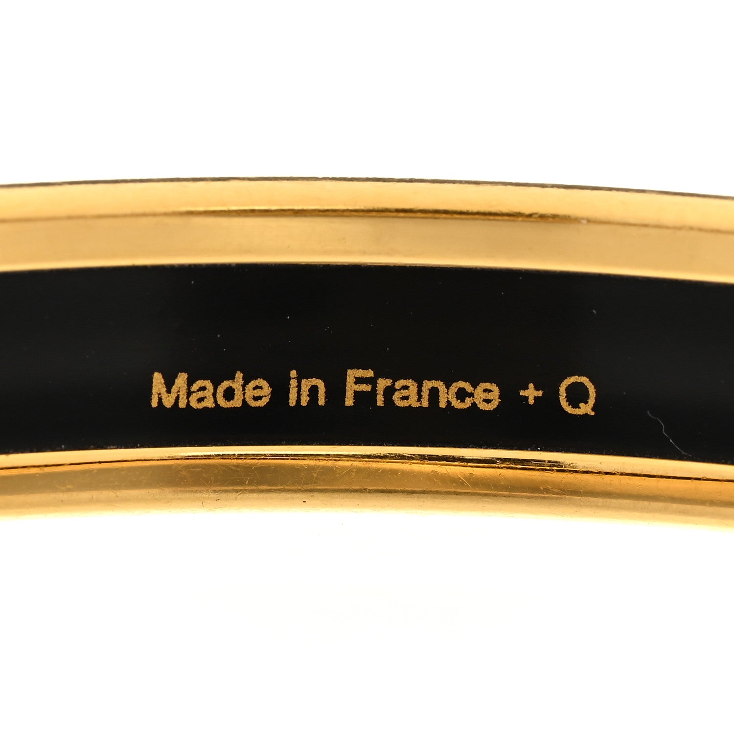 Hermes Enamel Printed Narrow Caleche Bracelet 65 Framboise 4 of 5