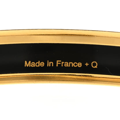 Hermes Enamel Printed Narrow Caleche Bracelet 65 Framboise 4 of 5