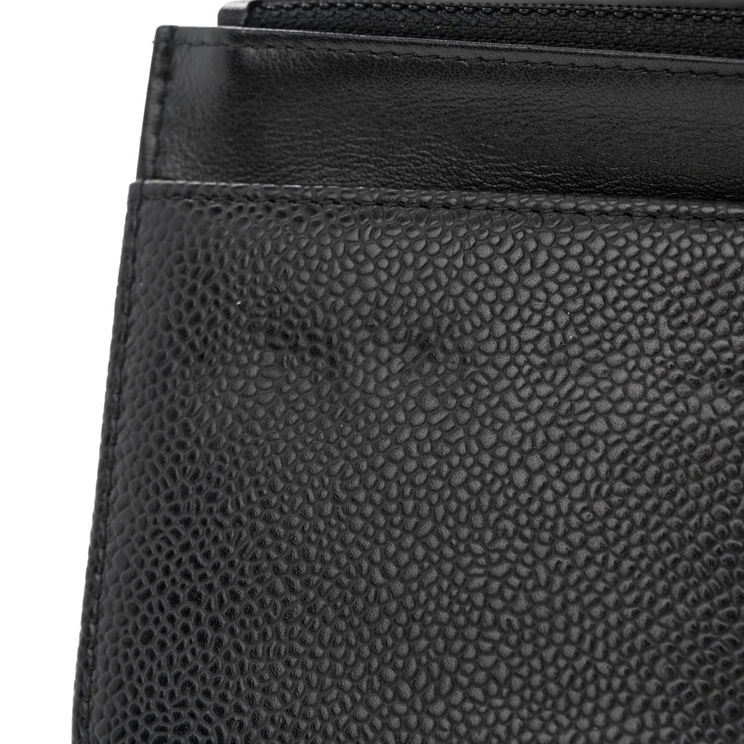 Chanel Caviar Timeless CC Wallet on Chain WOC Black 13 of 14