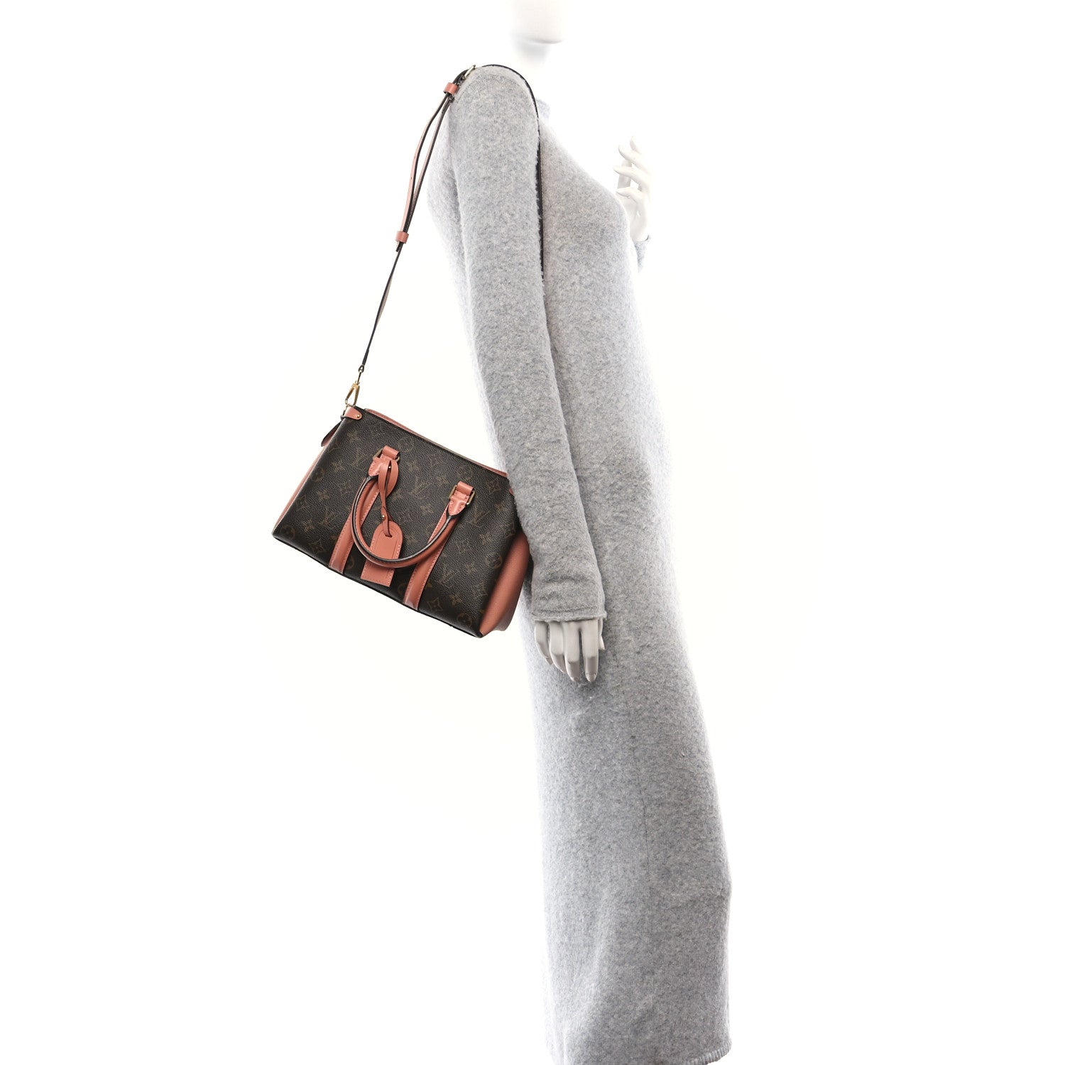 Louis Vuitton Monogram Soufflot BB Peach 2 of 10