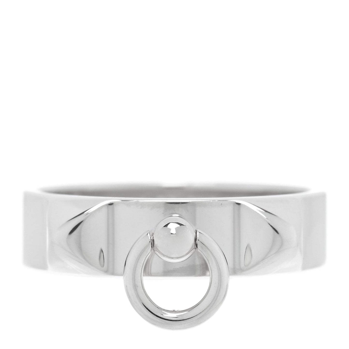 Sterling Silver PM Collier De Chien Ring 55 7.25