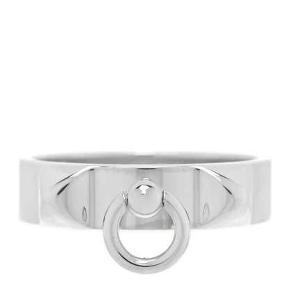 Hermes Sterling Silver PM Collier De Chien Ring 55 7.25 1 of 5