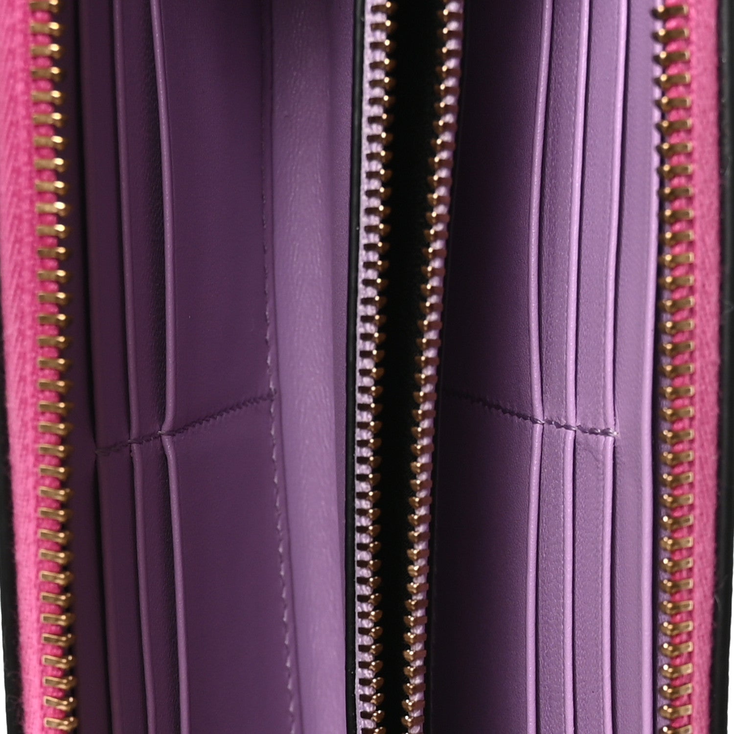 Versace Calfskin Medusa Zip Wallet Pink 5 of 7