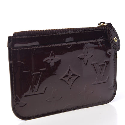 Louis Vuitton Vernis Key Pouch Amarante 3 of 6