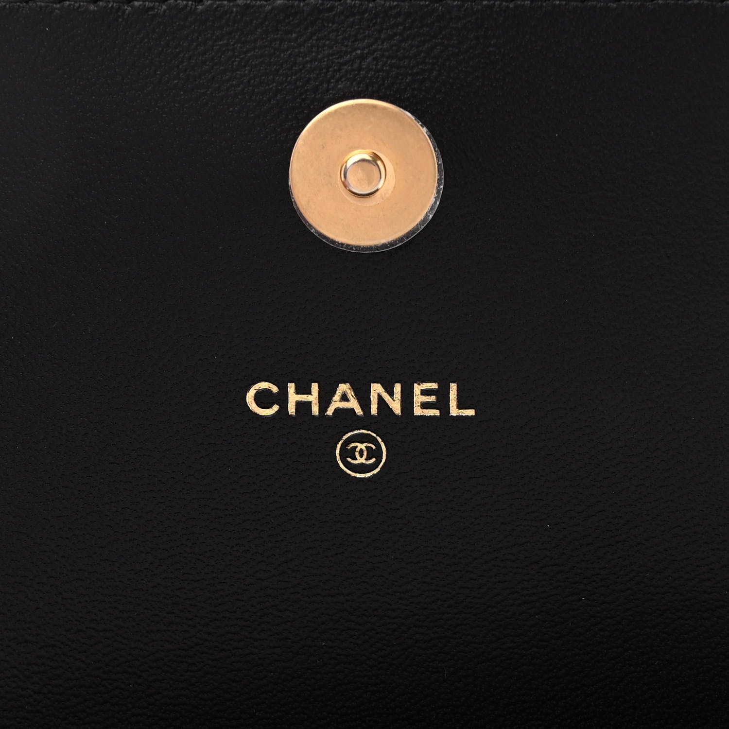 Chanel Lambskin Quilted Coco Clips Wallet On Chain WOC Black 6 of 12