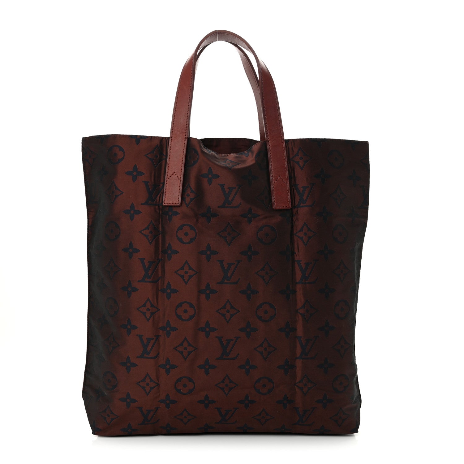 Louis Vuitton Nylon Monogram Cabas Escapade Tote Red 1 of 10