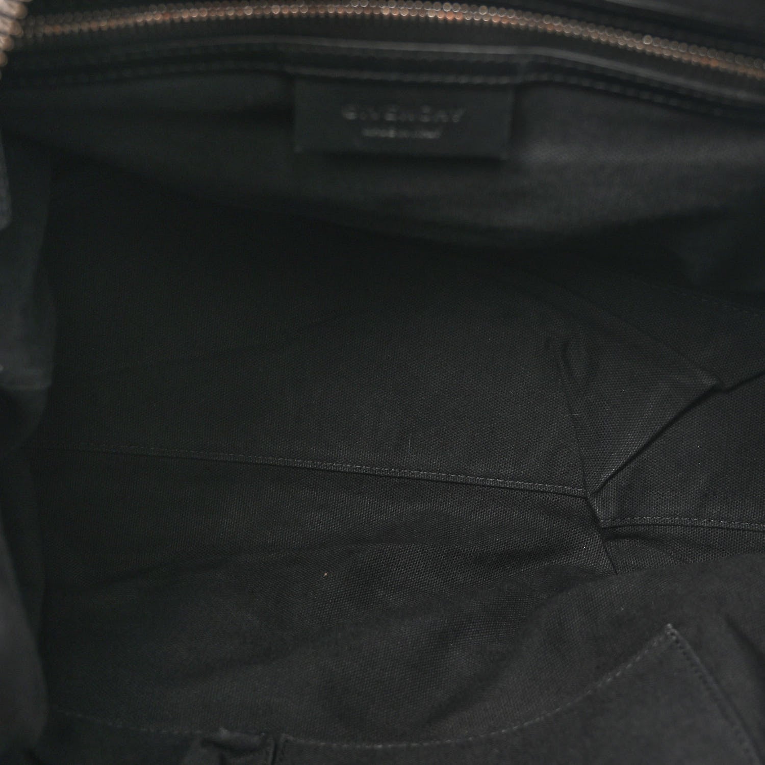 Givenchy Waxed Calfskin Medium Nightingale Logo Strap Black 5 of 10
