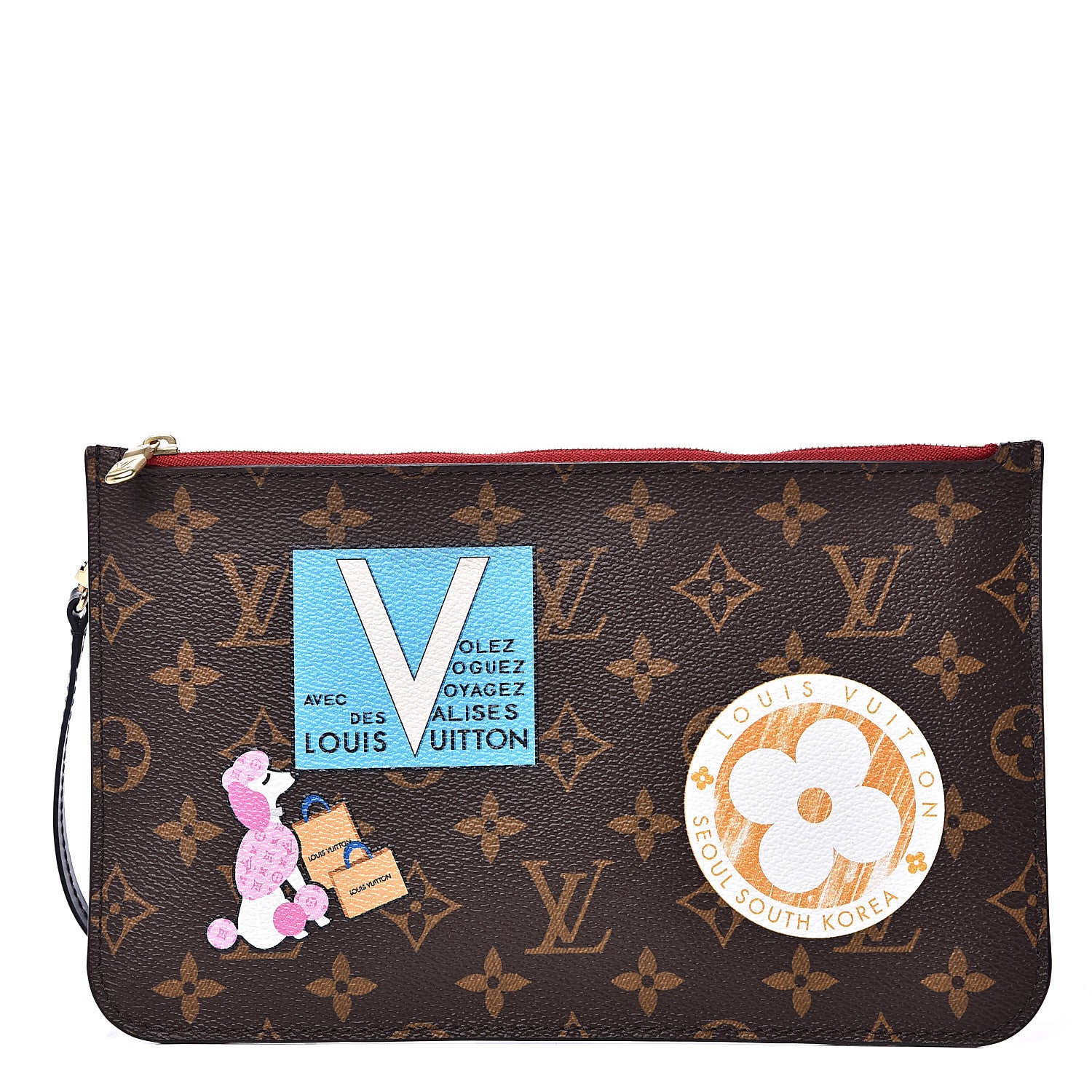 Louis Vuitton Monogram World Tour Neverfull MM GM Pochette 1 of 9