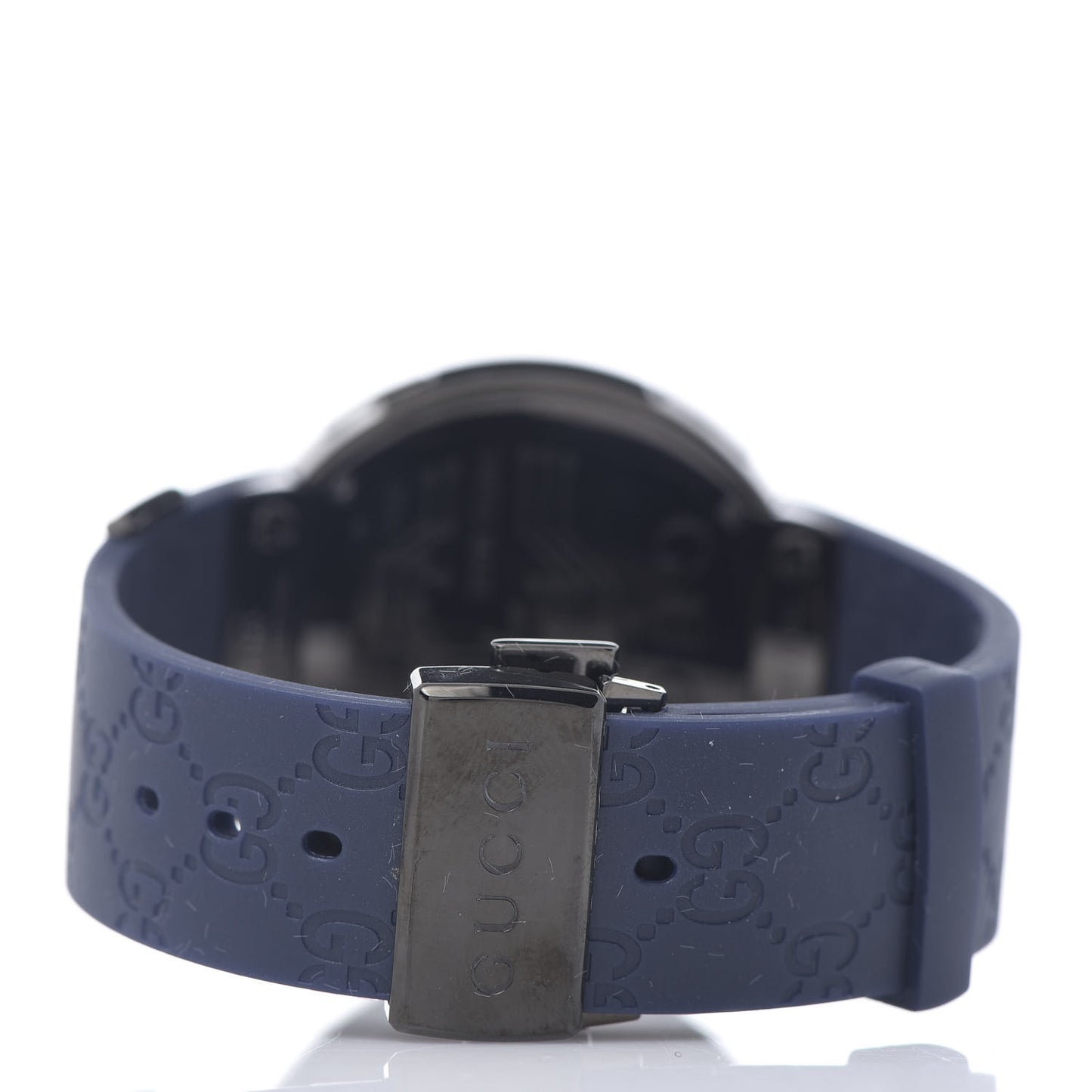 Stainless Steel Rubber 45mm Digital I-Gucci Watch