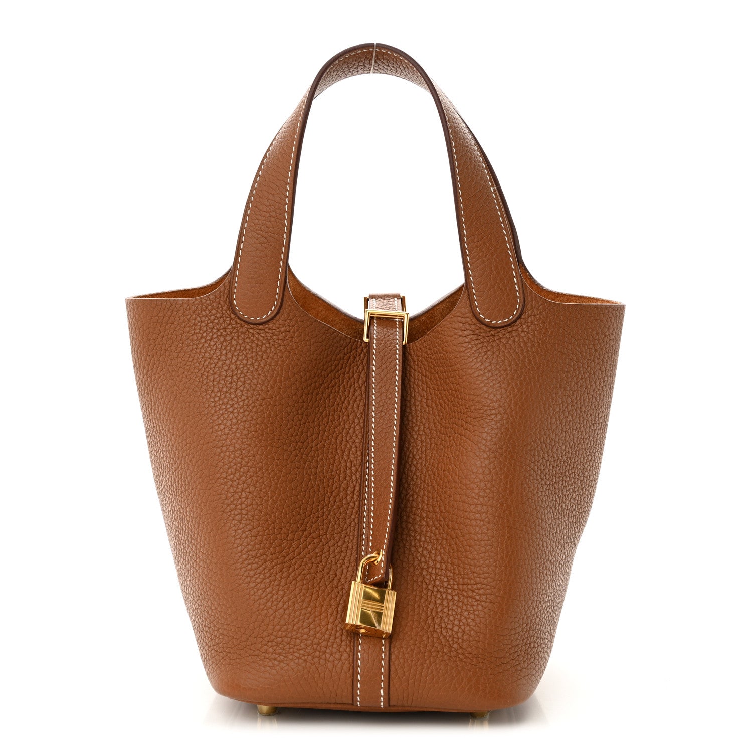 Hermes Taurillon Clemence Picotin Lock 18 PM Gold 1 of 11
