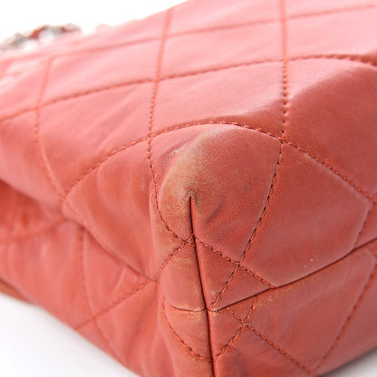 Chanel Calfskin Quilted In The Business Flap Bag Orange 12 of 26