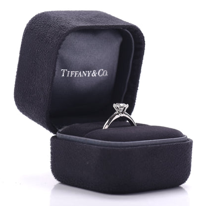 Tiffany Platinum Diamond .66ct Solitaire Engagement Ring 50 5.25 6 of 7