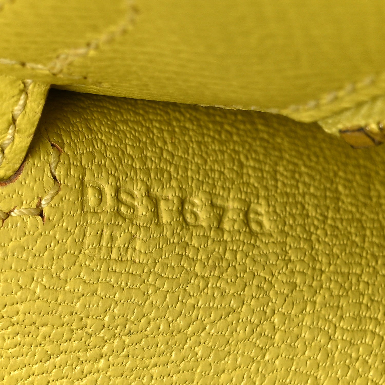 Hermes Epsom Kelly Sellier 25 Lime 7 of 10