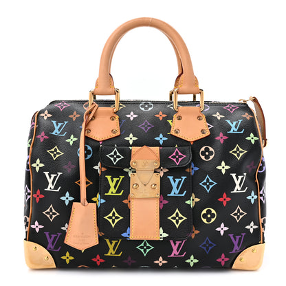 Louis Vuitton Monogram Multicolor Speedy 30 Black 1 of 9