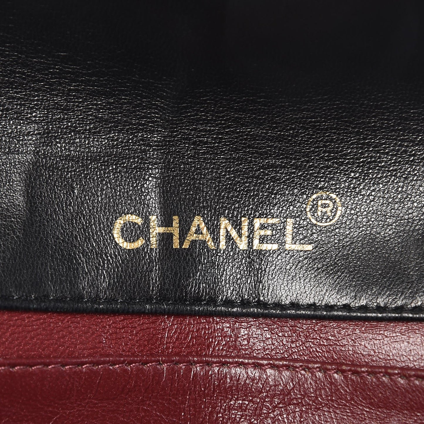 Lambskin Quilted Mini Rectangular Flap Black