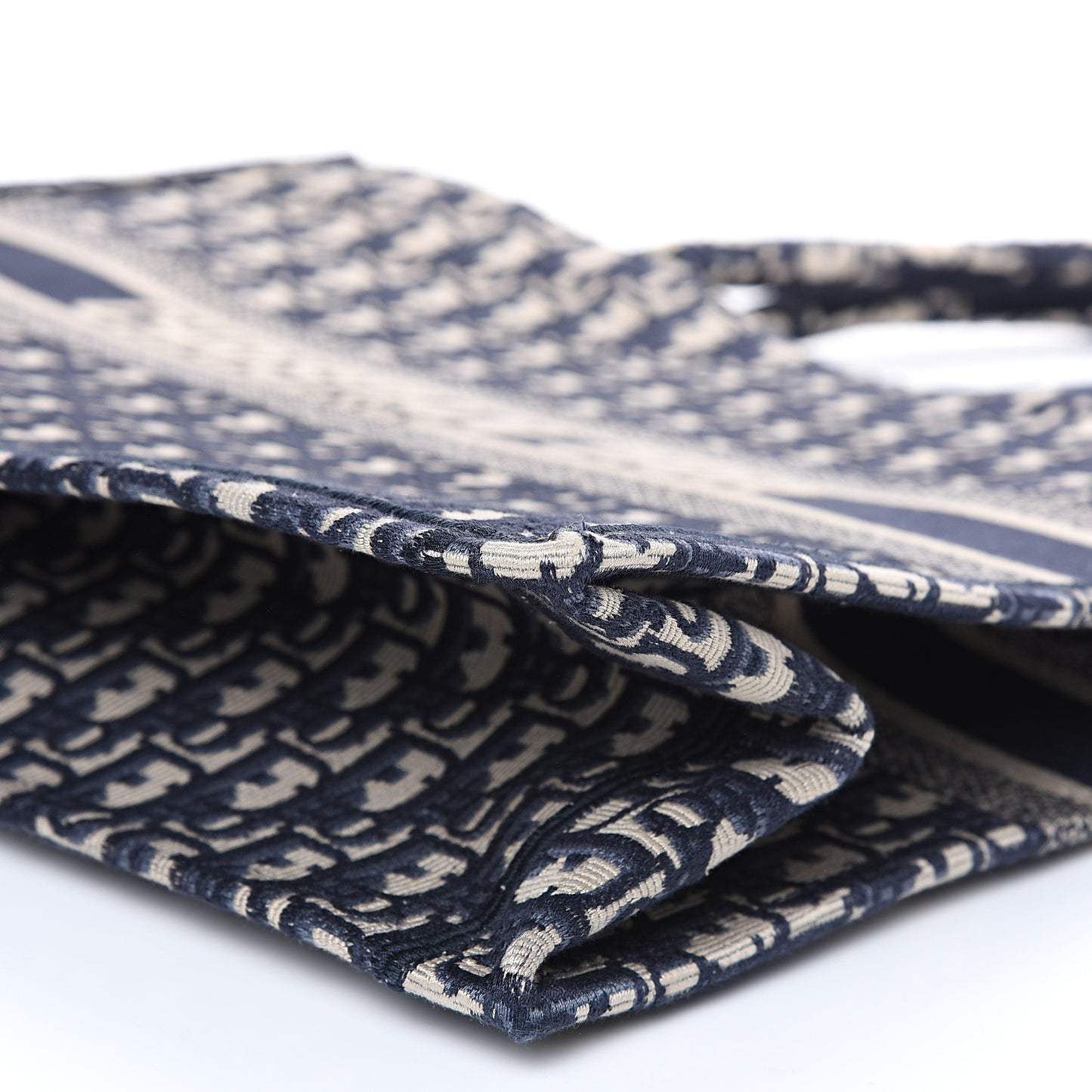 Oblique Book Tote Blue Multicolor