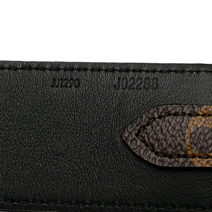 Louis Vuitton Monogram Bandouliere Shoulder Strap Black 4 of 5