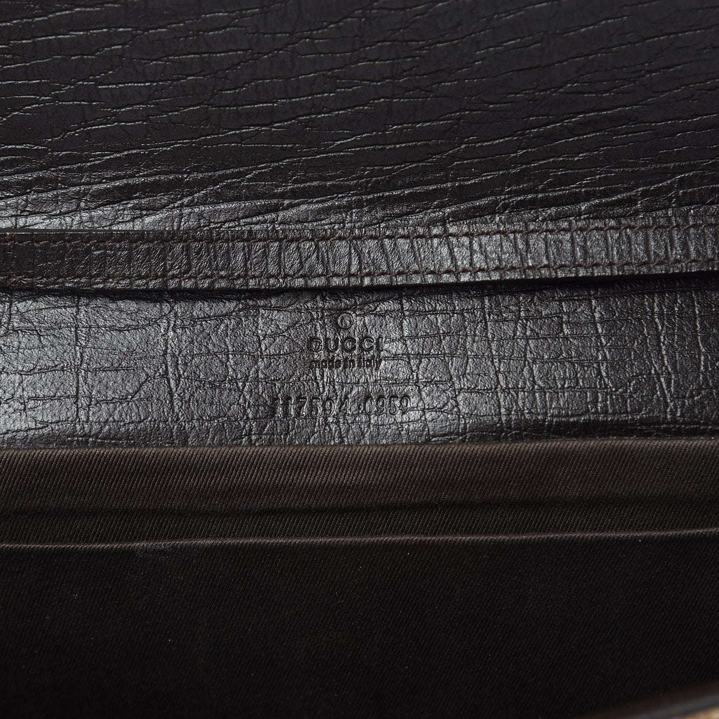 Monogram Bamboo Bar Clutch Dark Brown