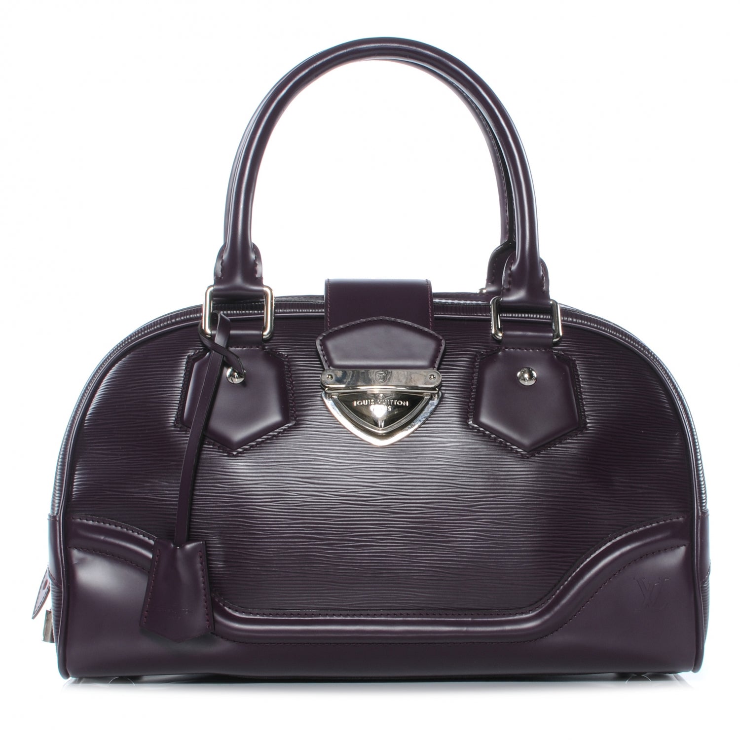 Louis Vuitton Epi Bowling Montaigne GM Cassis 1 of 8