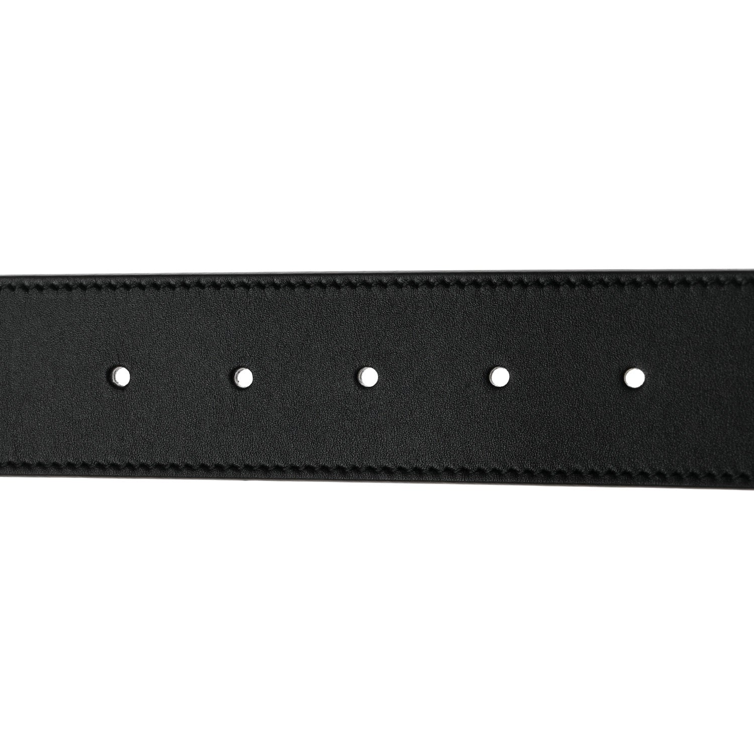 Gucci Calfskin Double G 40mm Belt 75 30 Black 3 of 6