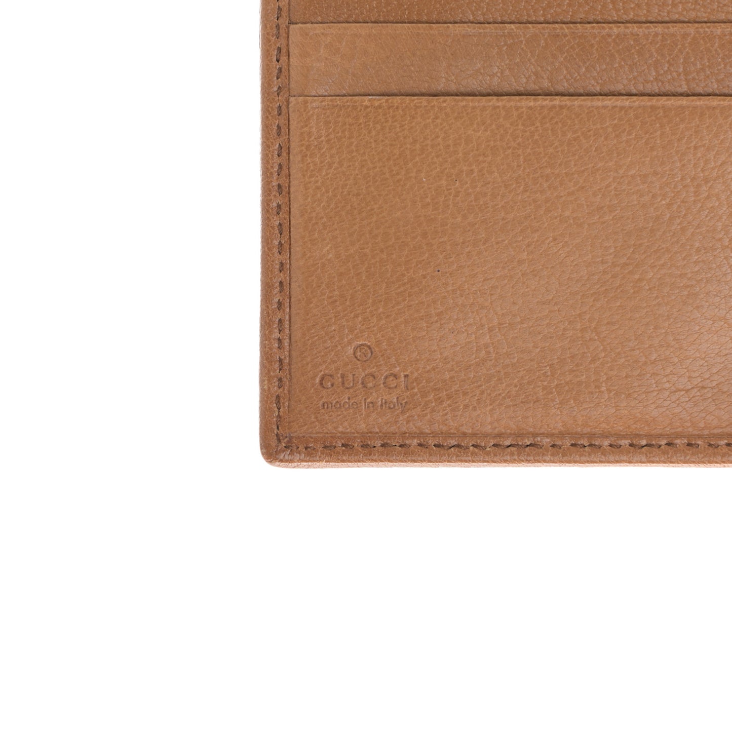 Calfskin Studded Blondie Compact French Flap Wallet Brown