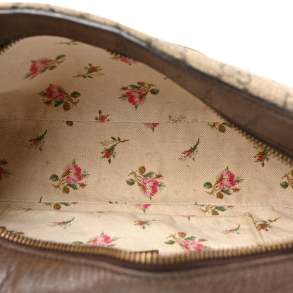 Gucci GG Supreme Monogram Web Neo Vintage Shoulder Bag Beige New Acero Crop 5 of 10