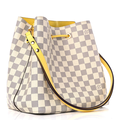 Louis Vuitton Damier Azur Neonoe MM Pineapple 3 of 9