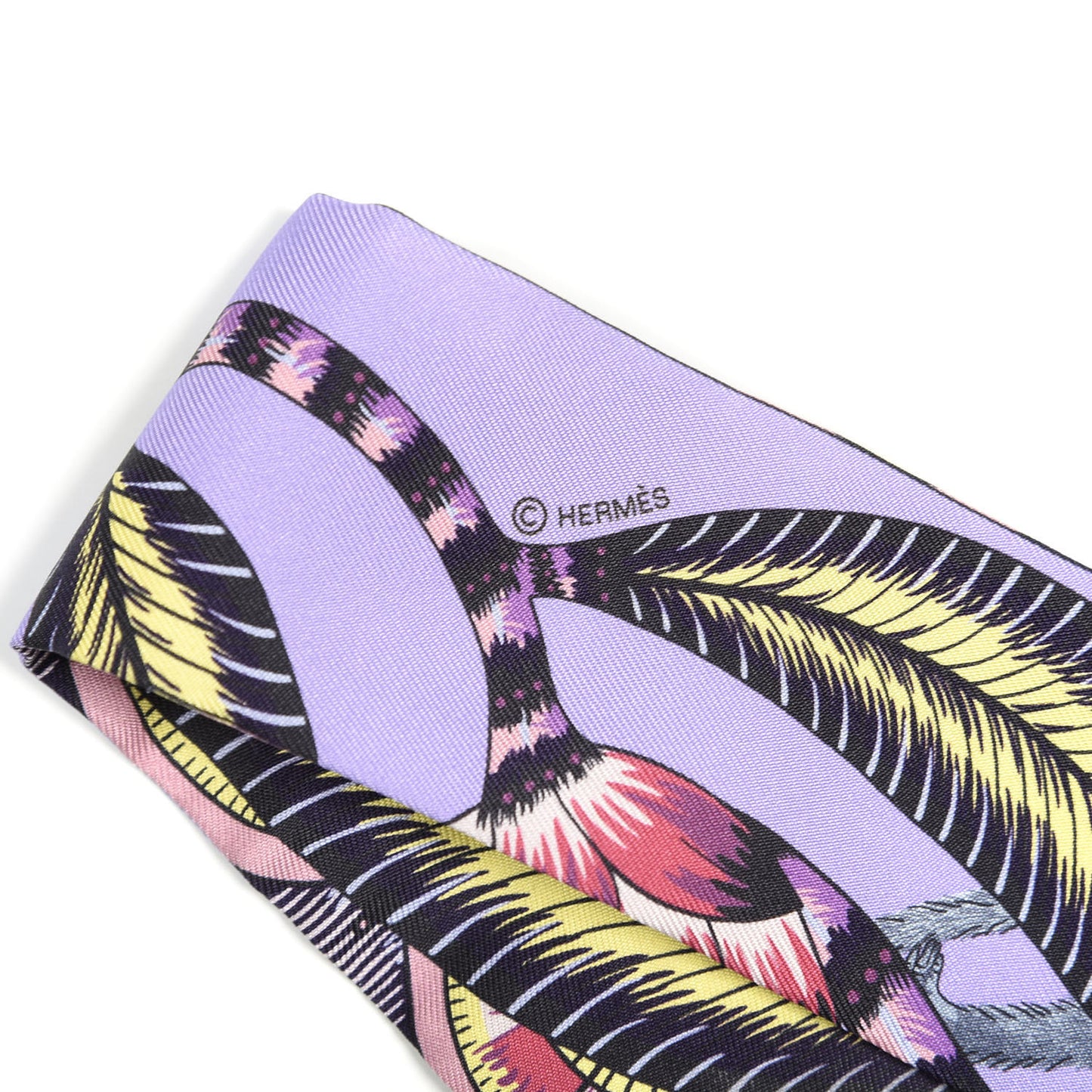 Silk Savana Dance Twilly Mauve Jaune Rose