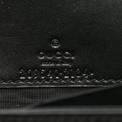 Gucci Guccissima Signature Dice Chain Wallet Black 7 of 8