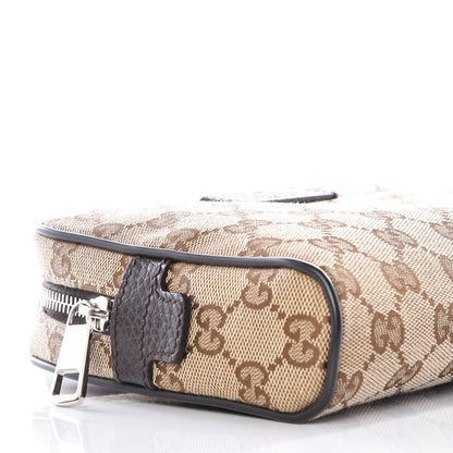 Gucci Monogram Belt Bag Dark Brown 7 of 12