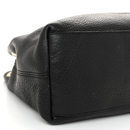 Gucci Pebbled Calfskin Medium Soho Chain Shoulder Bag Black 9 of 13