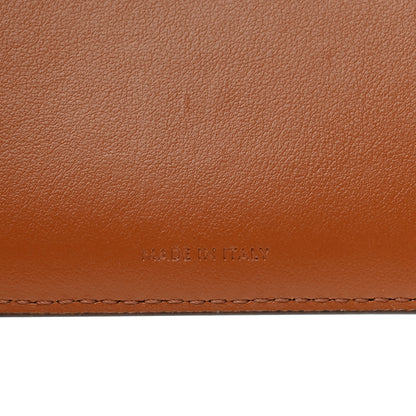 Celine Canvas Triomphe Medium Strap Wallet Tan 6 of 7