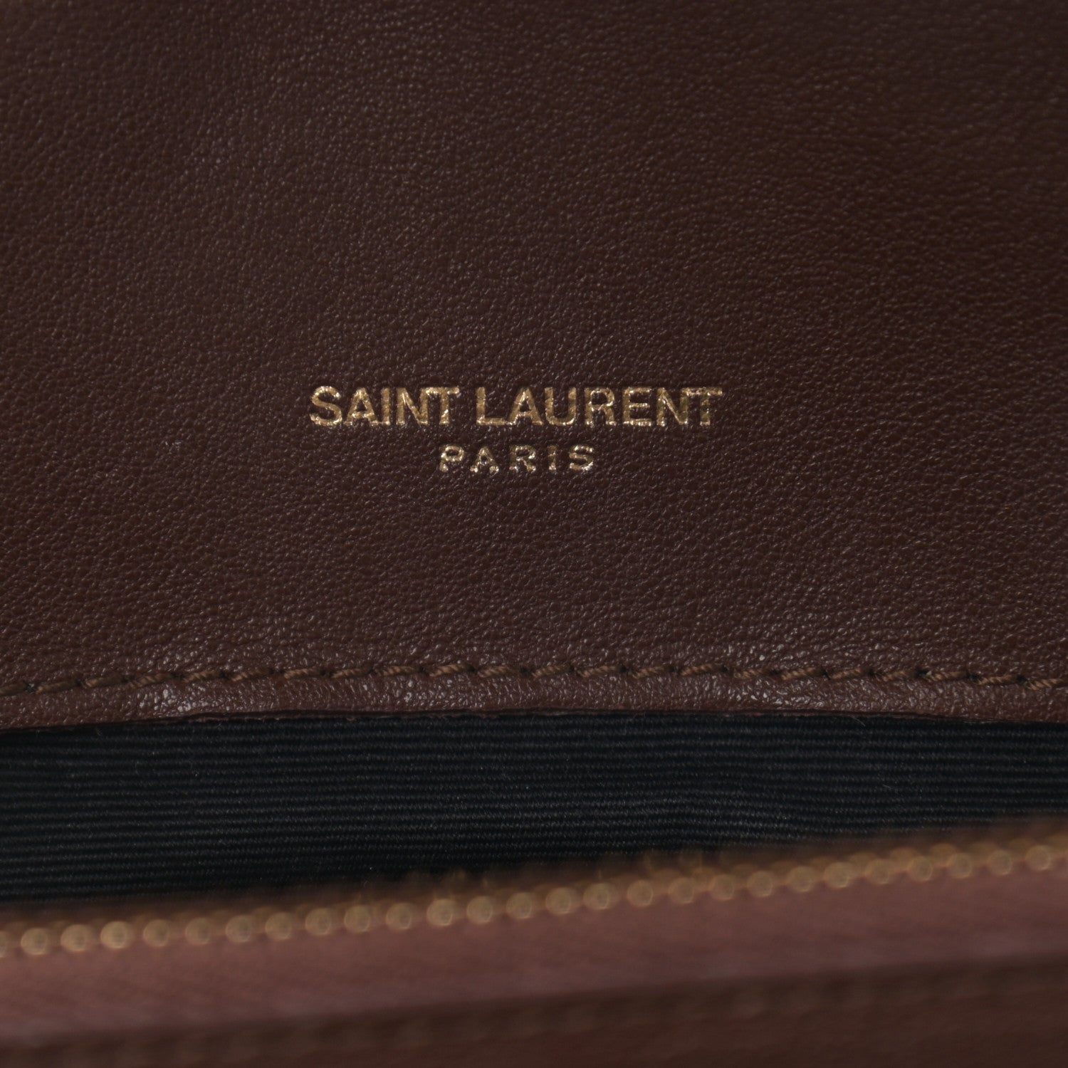 Saint Laurent Calfskin Matelasse Chevron Monogram Medium College Bag Brick 7 of 12