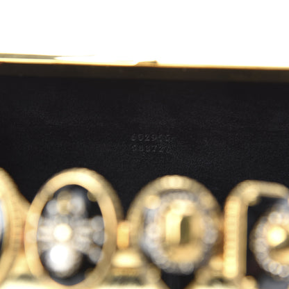 Alexander McQueen Nappa Spider Knuckle Box Clutch Gold 7 of 10