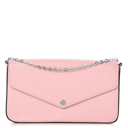 Louis Vuitton Epi Pochette Felicie Rose Ballerine 1 of 8