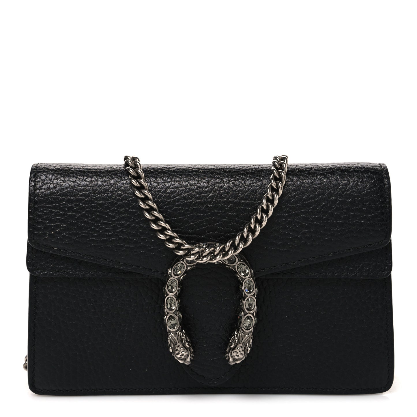 Calfskin Super Mini Dionysus Shoulder Bag Black