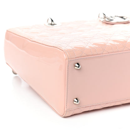 Christian Dior Patent Cannage Large Lady Dior Light Pink 8 of 9