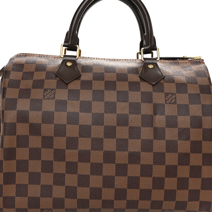Louis Vuitton Damier Ebene Speedy 30 8 of 10