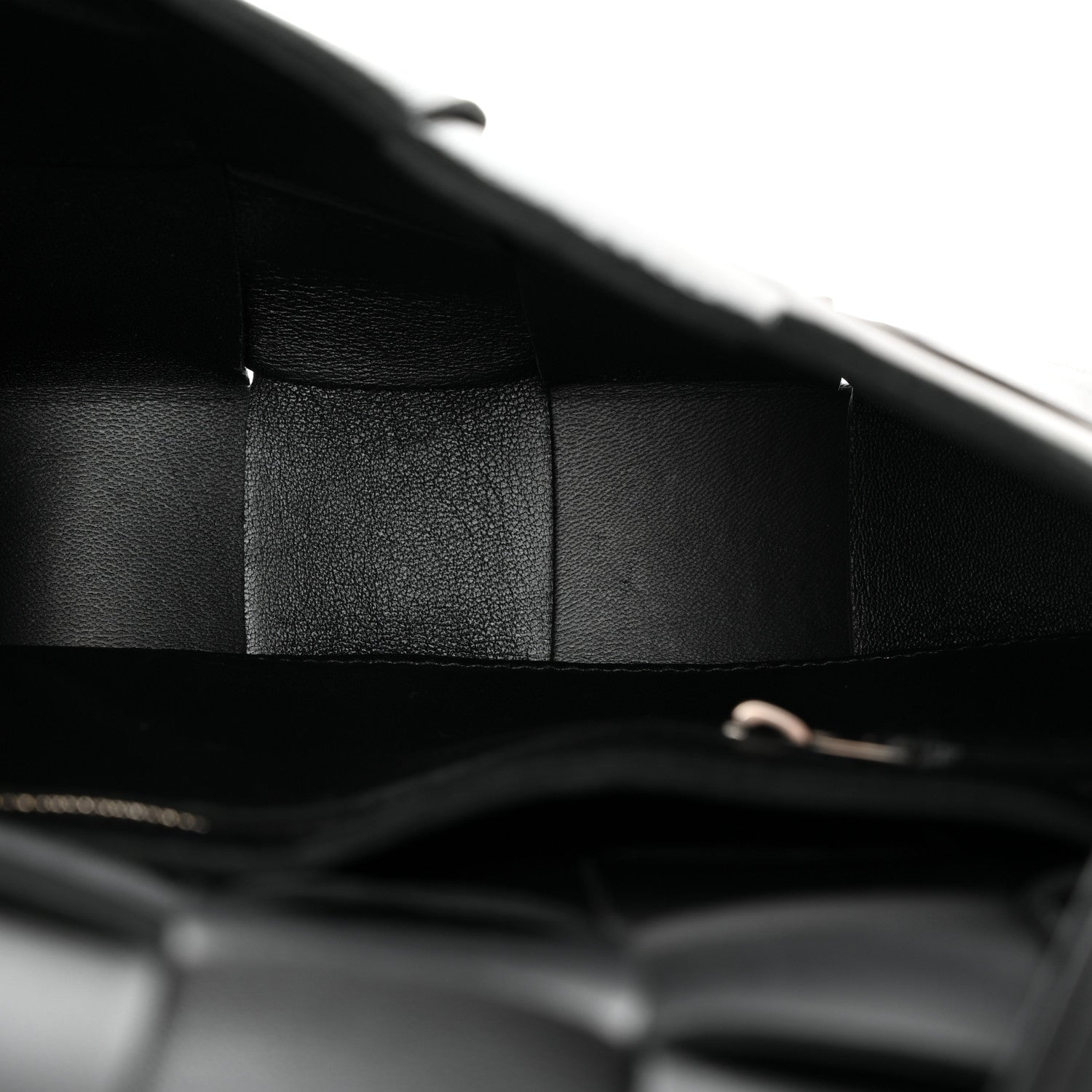 Bottega Veneta Lambskin Maxi Intrecciato Cassette Crossbody Bag Black 5 of 10